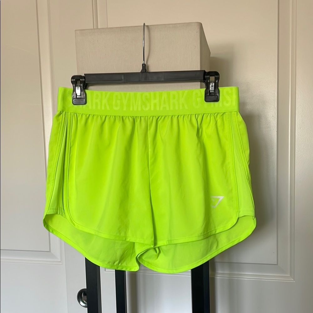 Gymshark Green Athletic Shorts Lightweight Performance